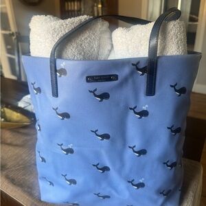 Kate Spade Blue Whale Tote Bag